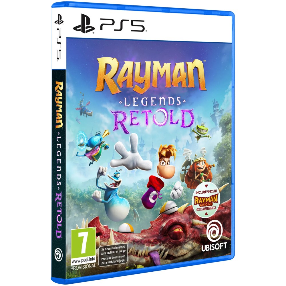 PREVENTA RAYMAN LEGENDS RETOLD PS5 JUEGO FÍSICO PARA PLAYSTATION 5 VERSIÓN ESPAÑOLA GARANTÍA EUROPEA EUROPEAN WARRANTY